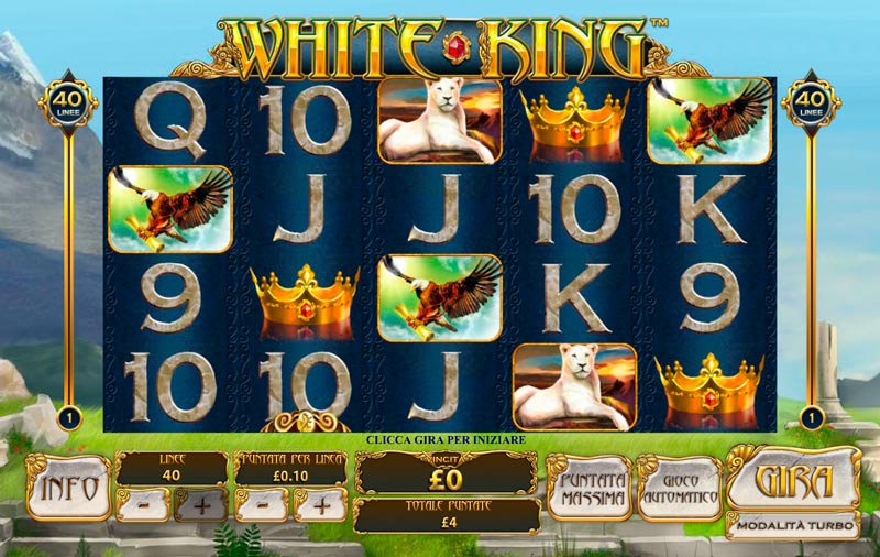 Play White King slot